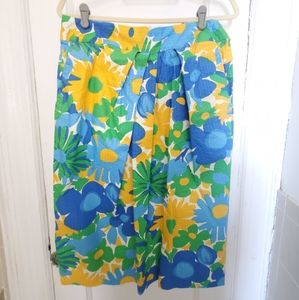 J. Crew Tie-Waist Seersucker Skirt